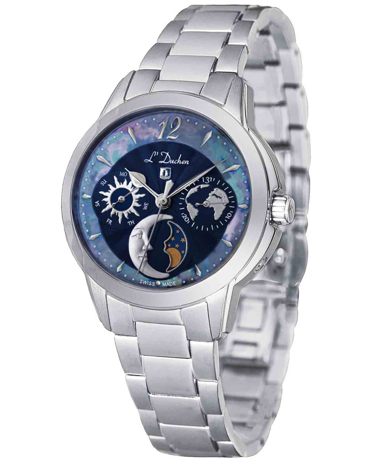 L'Duchen L'Duchen Celeste D 857.10.37 , наручные женские часы фото под углом